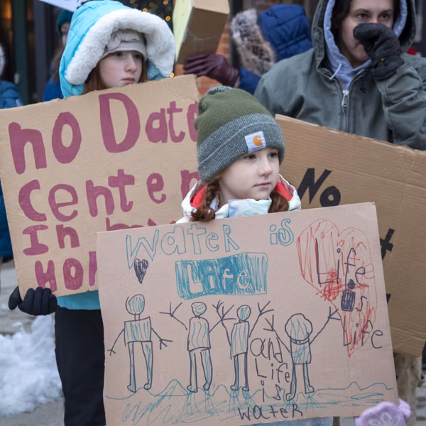 Protest Against Michigan Data Center