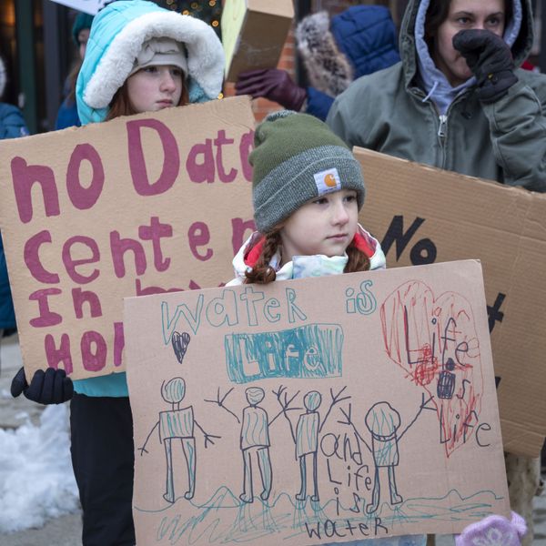 Protest Against Michigan Data Center