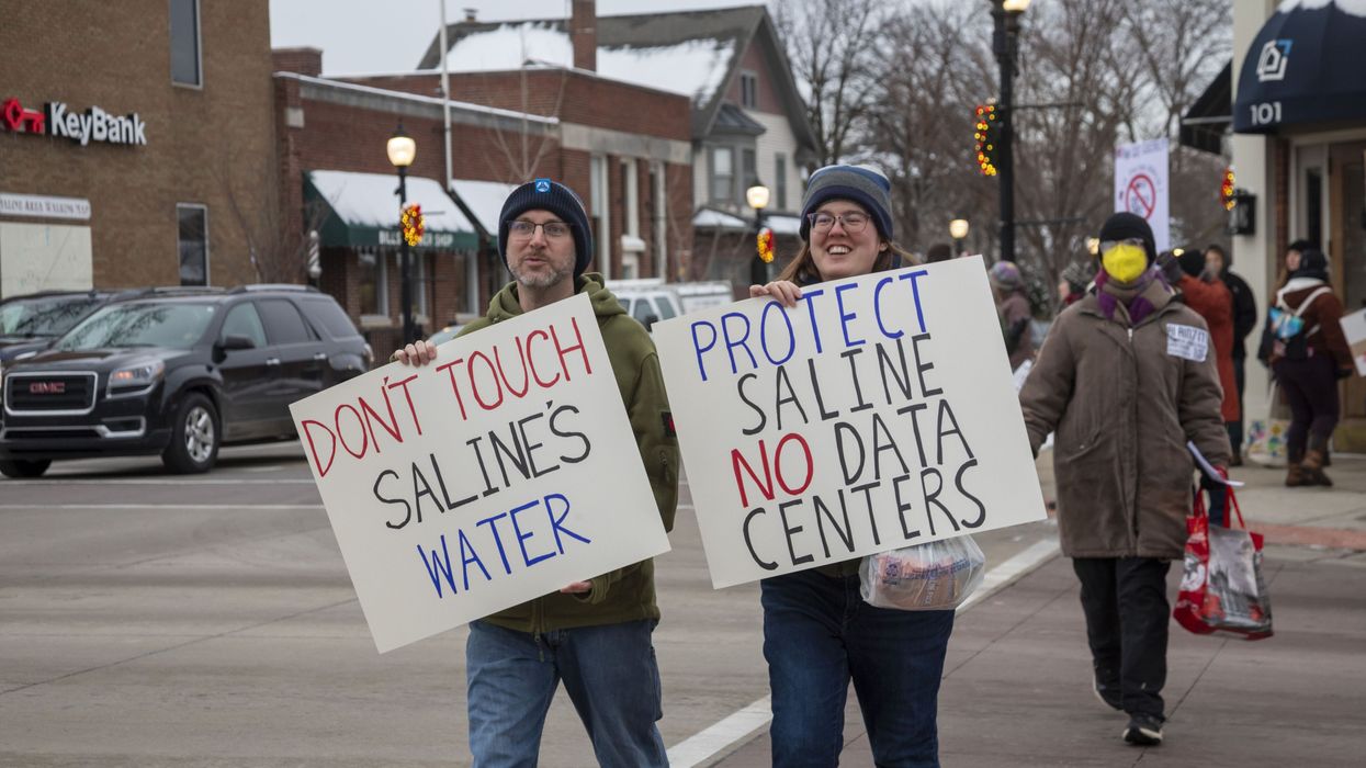 Protest Against Michigan Data Center