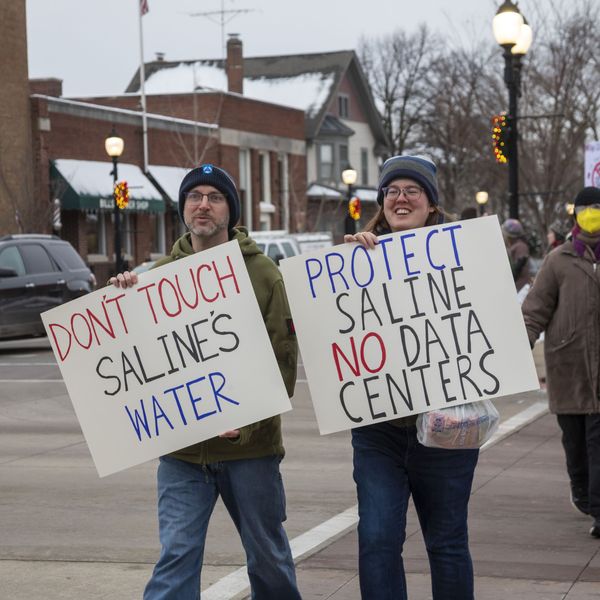 Protest Against Michigan Data Center
