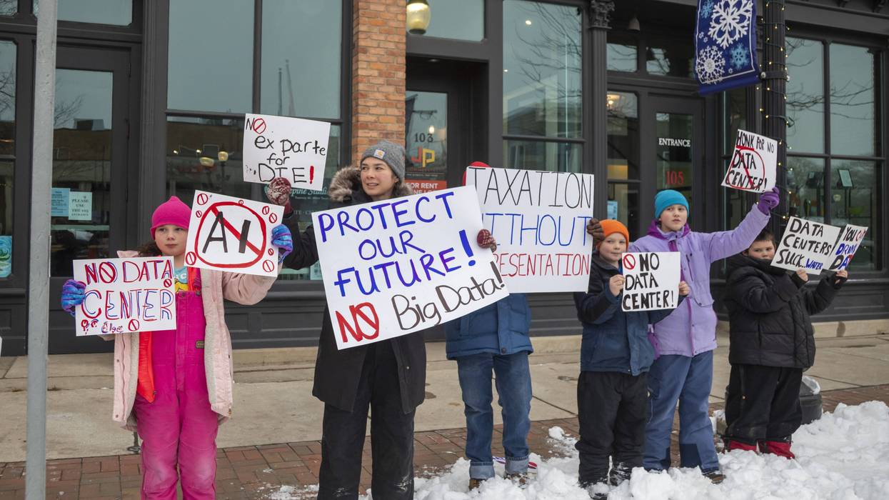 Protest Against Michigan Data Center