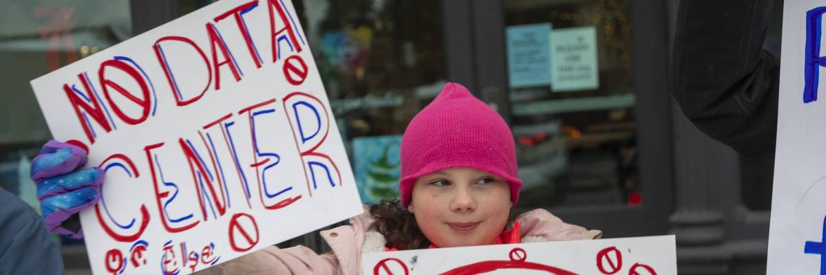 Protest Against Michigan Data Center