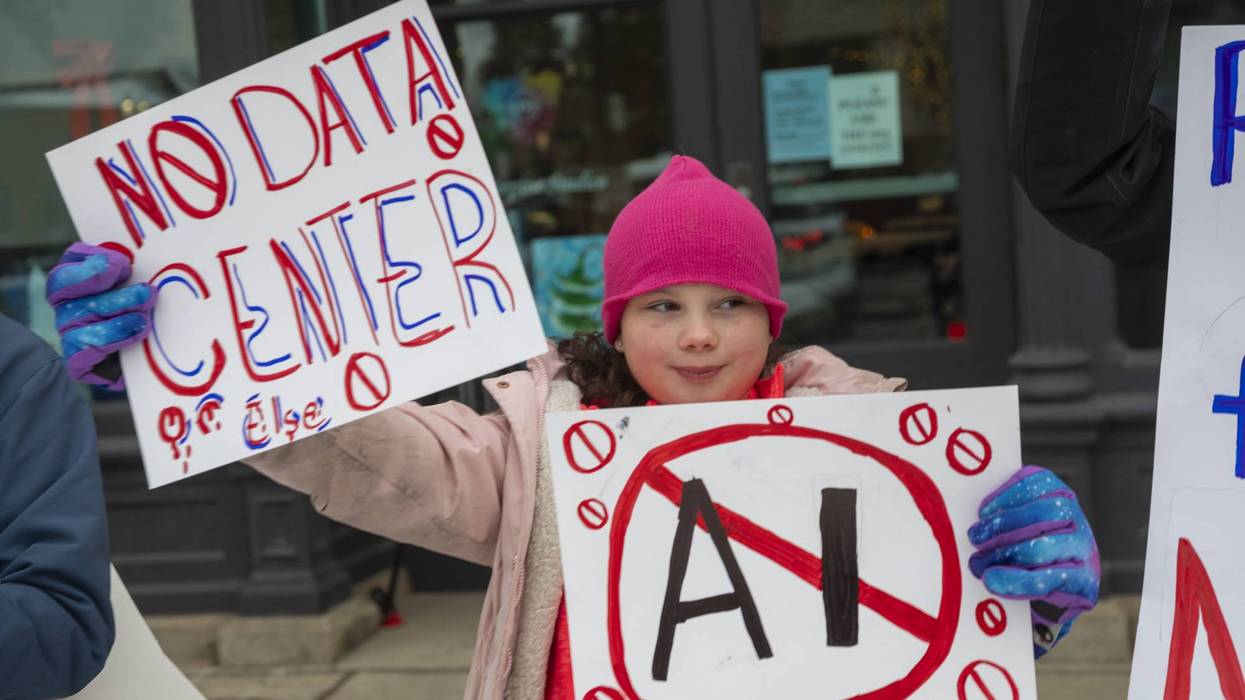 Protest Against Michigan Data Center