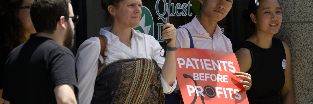 Protest Against The Closure Of Hahnemann University Hospital In Philadelphia