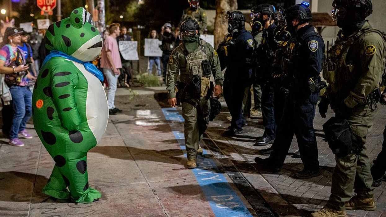 Protest Agianst ICE and National Guard Deployment In Portland
