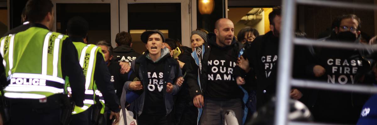 Protest at DNC headquarters
