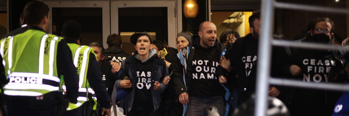 Protest at DNC headquarters