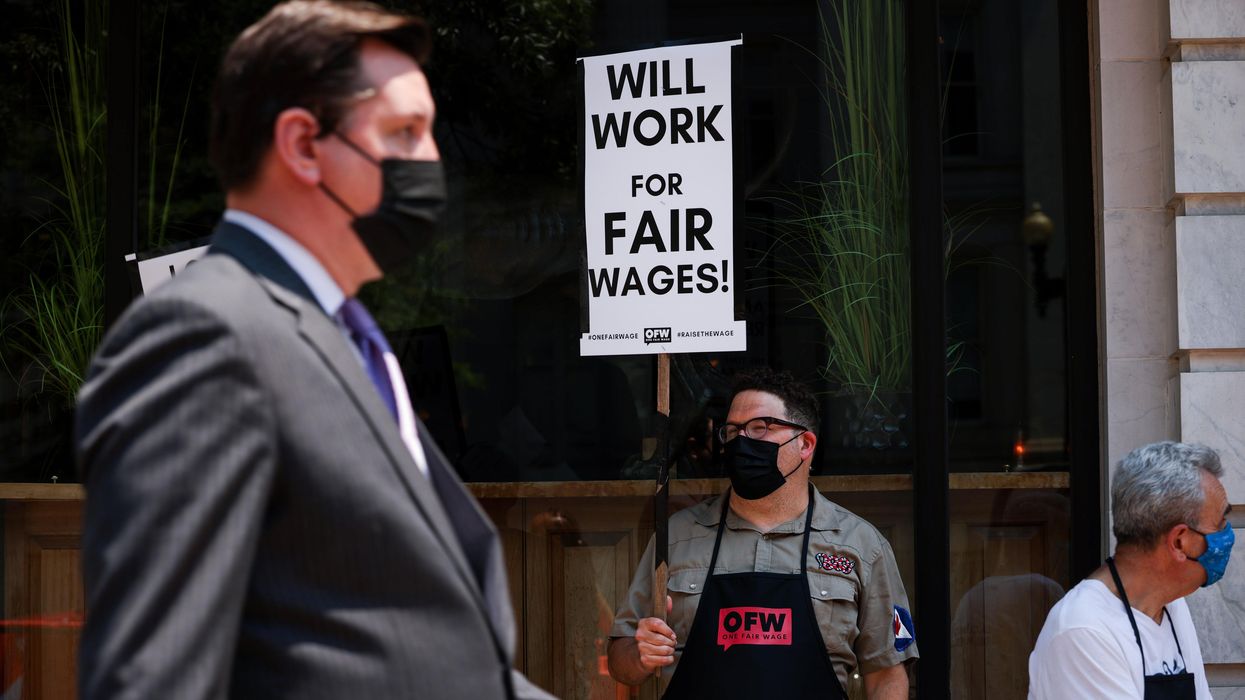 Protest for fair wages