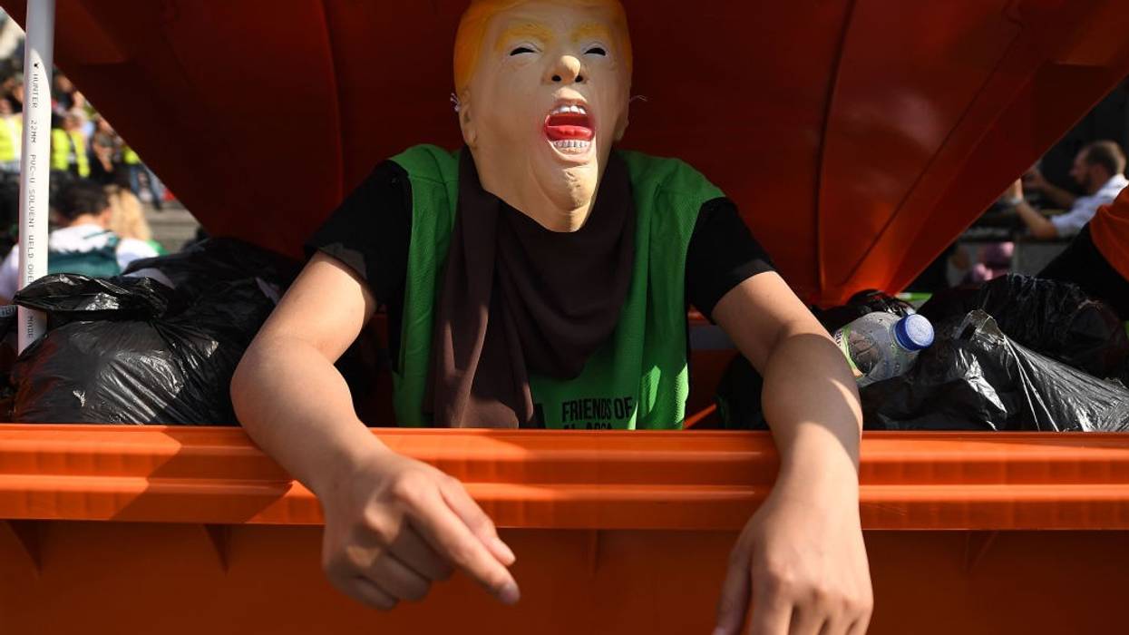 Protest Groups Unite To Demonstrate Against Donald Trump's UK Visit