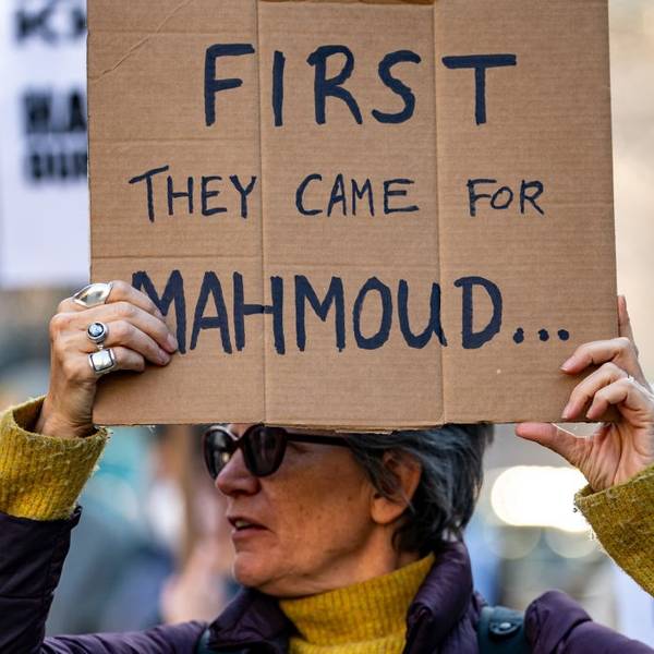 Protest Held Against ICE Arrest Of Pro-Palestinian Activist Mahmoud Khalil