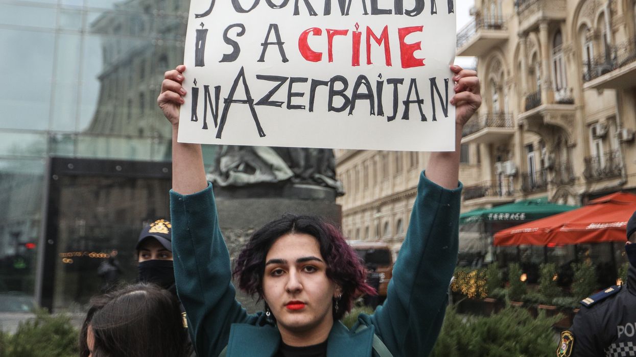 Protest in Aberbaijan.