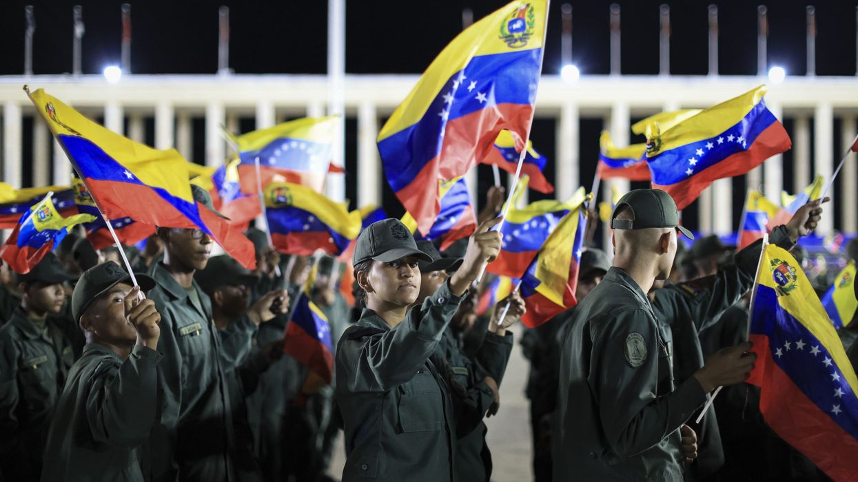 Protest In Caracas In Support Of Nicolas Maduro After Being Labelled By The US Government As The Leader Of "Cartel De Los Soles"