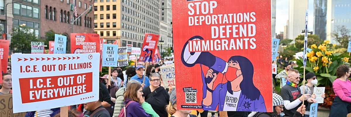 Protest in Chicago against ICE