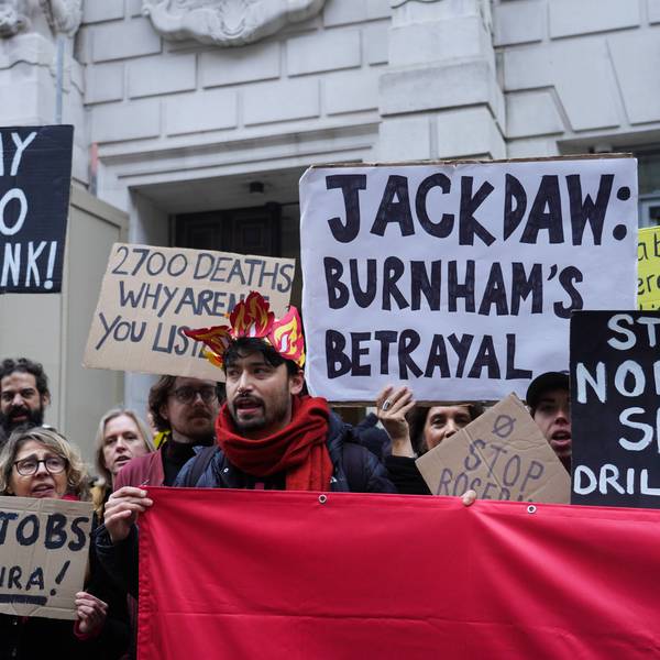 Protest In Response To The UK Approval Of The Gas Field Jackdaw