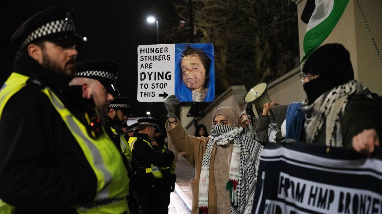 Protest In Solidarity With The Filton 24 Hunger Strikers