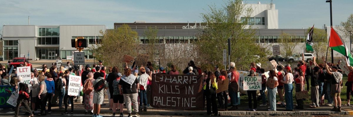 Protest of L3Harris in Northampton, Mass.