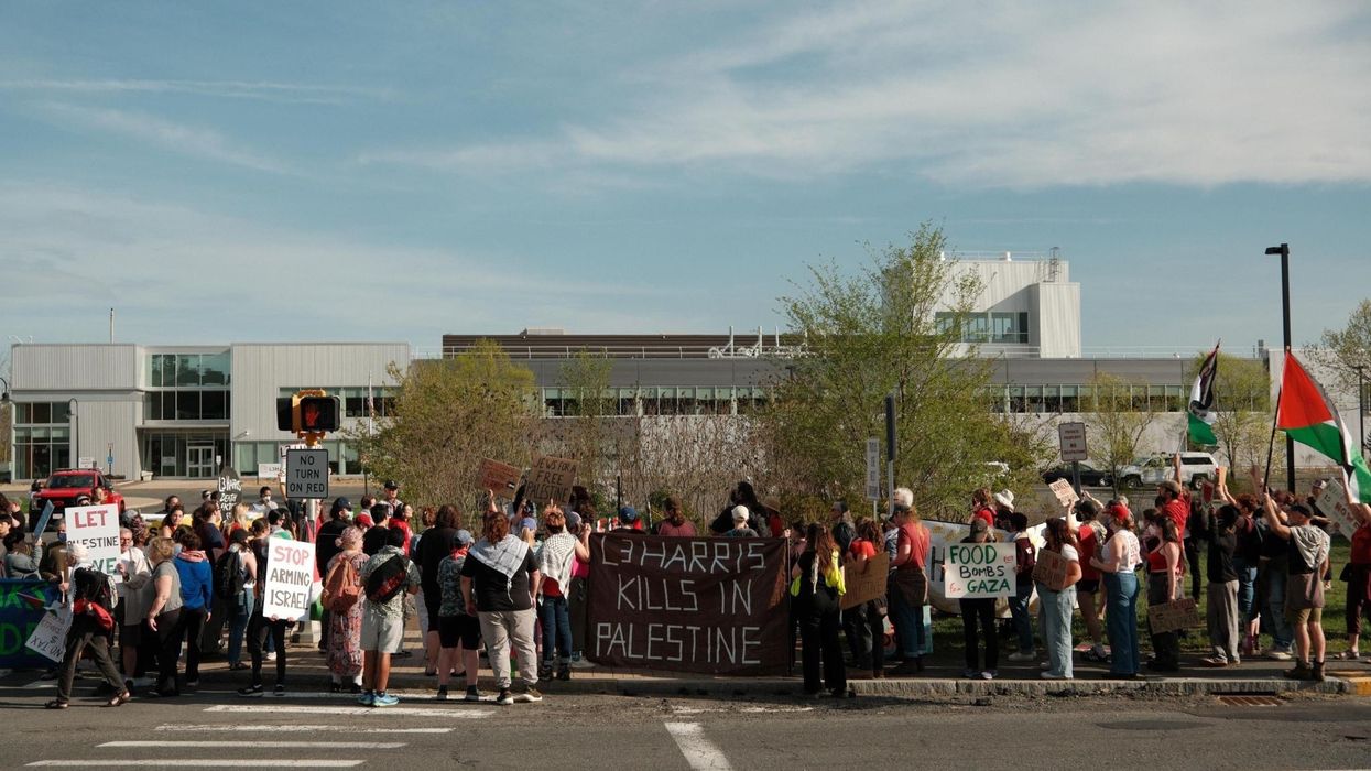 Protest of L3Harris in Northampton, Mass.