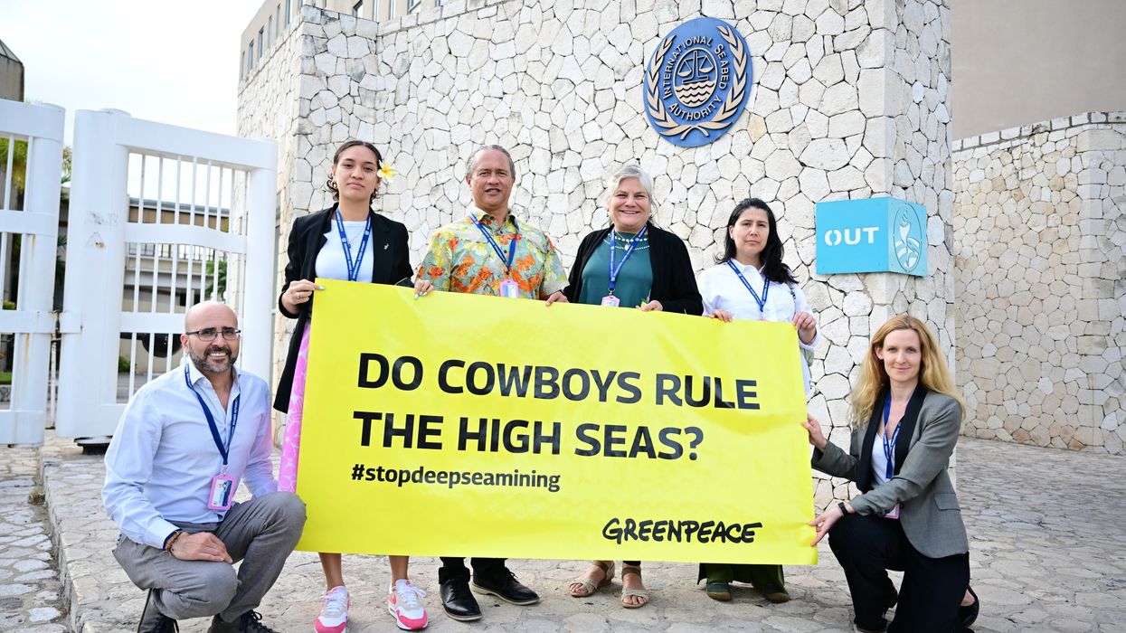 Protest of TMC at ISA.