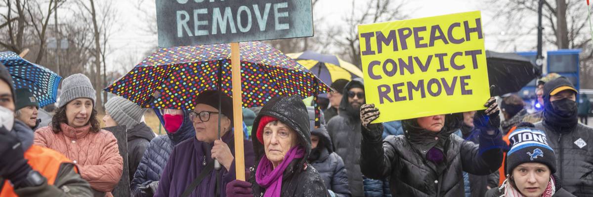 Protest of Trump Visit to Detroit