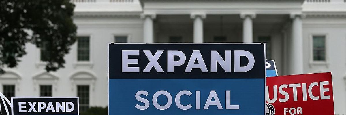 Protest to expand Social Security