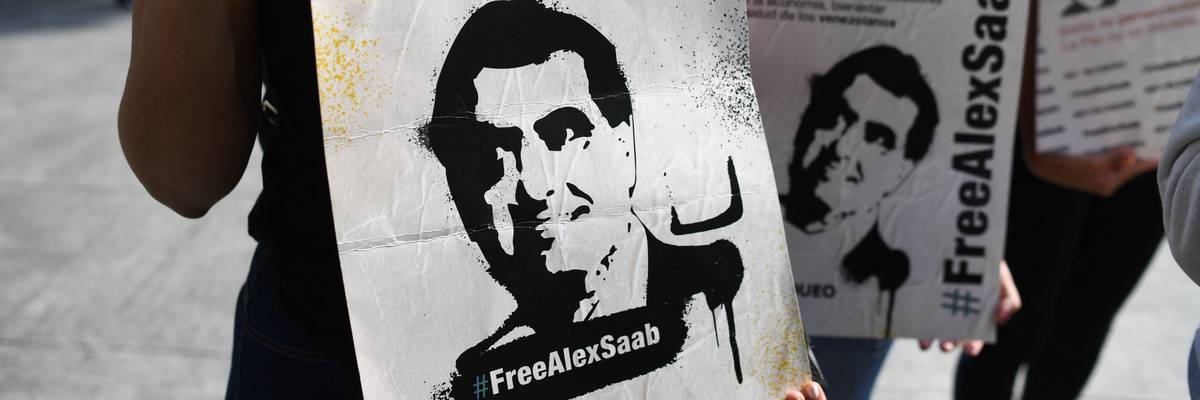 Protest to free Alex Saab