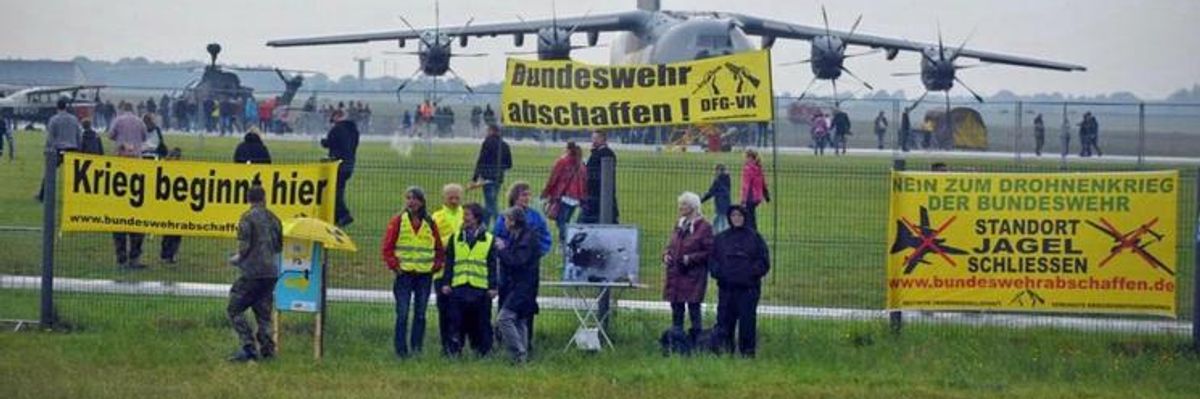 Activists and Parliamentarians Join Together to Prevent Armed Drones in Germany
