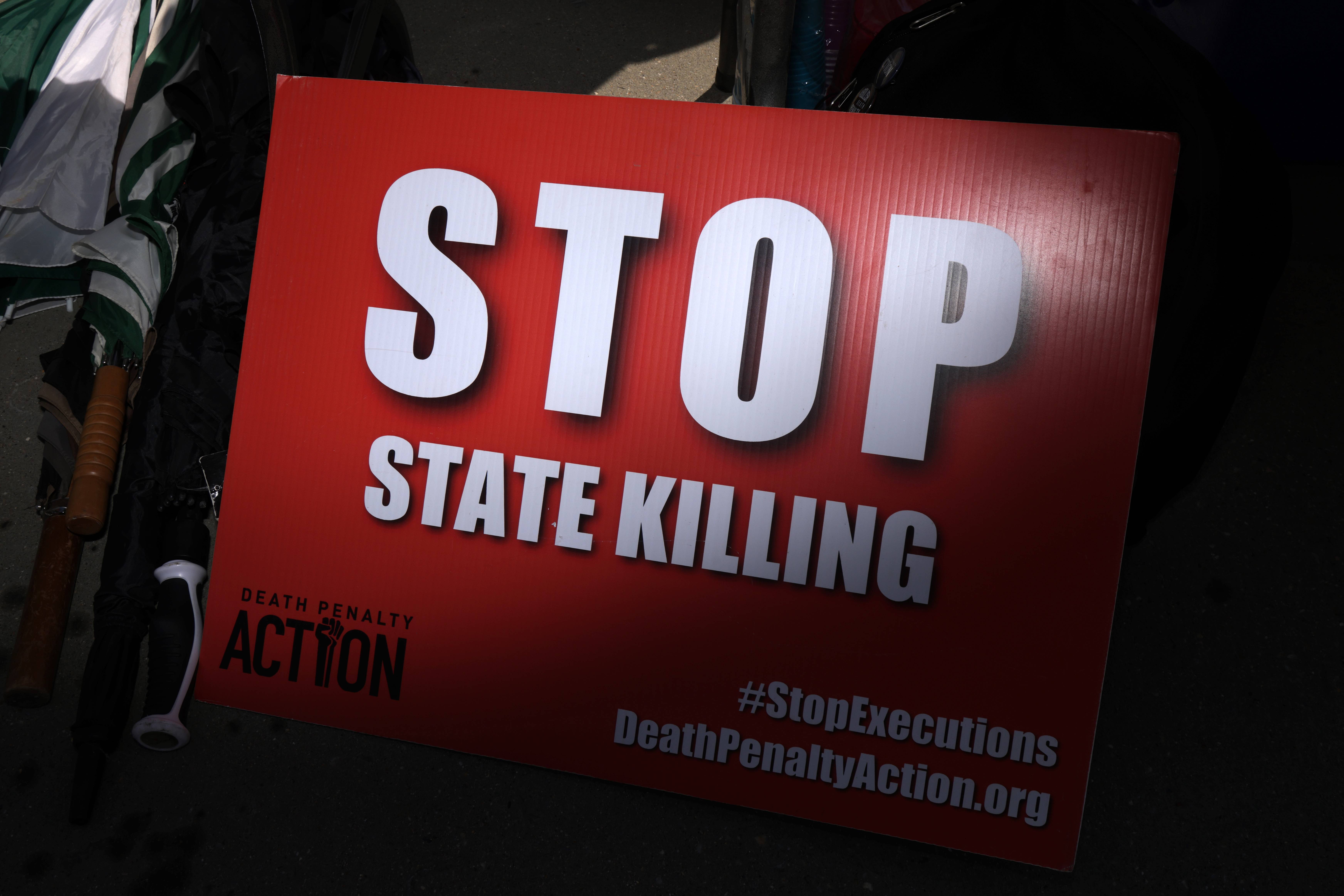 Protesters Call For End To Death Penalty Outside Supreme Court