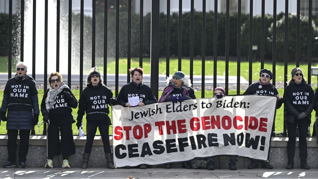 Protesters chain themselves to White House fence demanding Gaza cease-fire