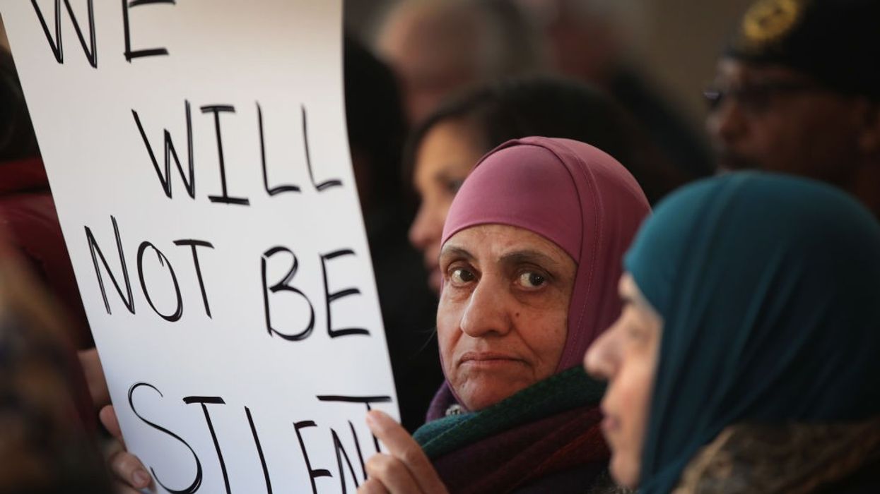 Protesters Demonstrate Against President Trump's Travel Ban