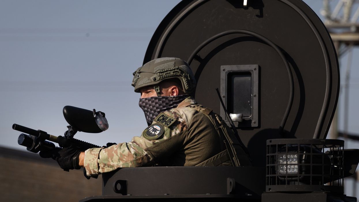 Protesters Demonstrate Outside Of Chicago-Area ICE Facility