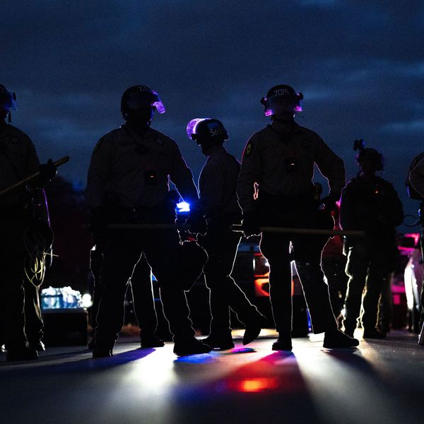 Protesters Demonstrate Outside Of Chicago-Area ICE Facility
