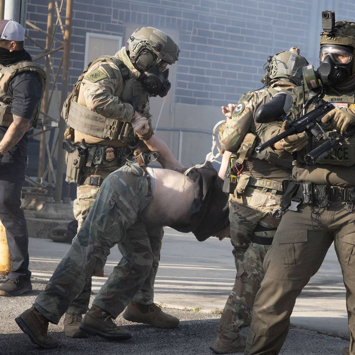 Protesters Denounce ICE Outside Chicago-Area Facility