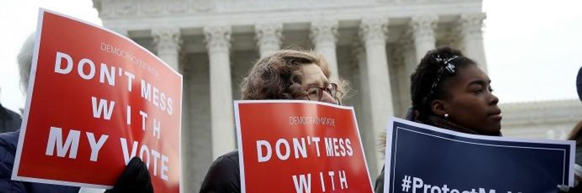 'Setback for Voting Rights': Supreme Court Upholds Ohio's Voter-Purge Process