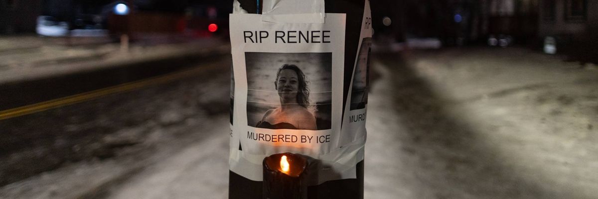 Protesters gather in Minneapolis after woman fatally shot by ICE agent