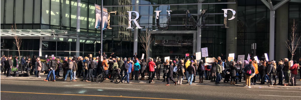 Vancouver Trump Hotel Opening Met With Protests, Shunned by City Officials