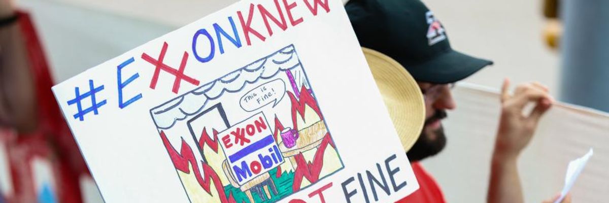 While New Twitter Policy Will Ban Green Groups' Climate Ads, Looks Like ExxonMobil Can Still Pay to Promote Its Propaganda