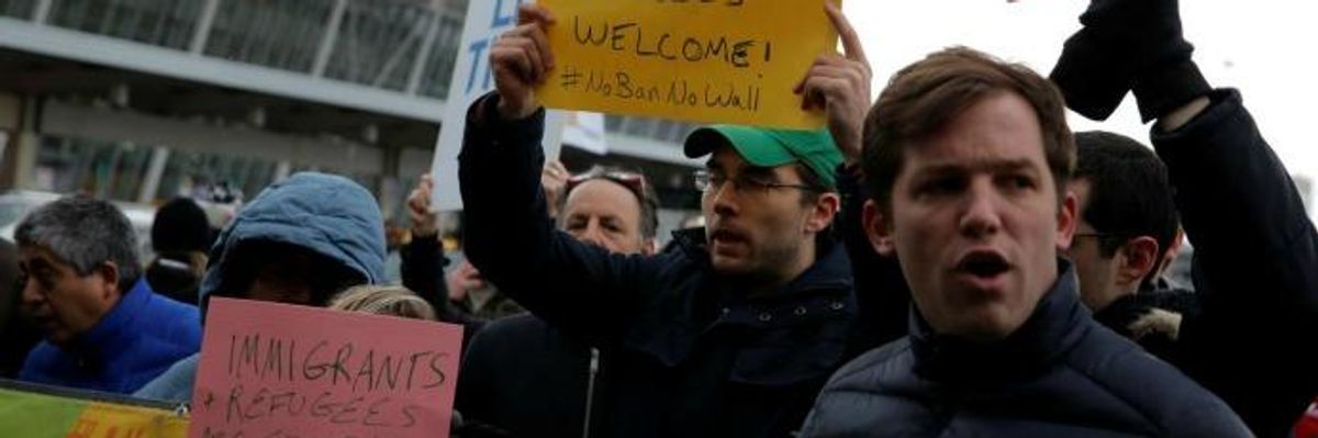 Protesters Descend on JFK as Immigration Officials Detain Refugees