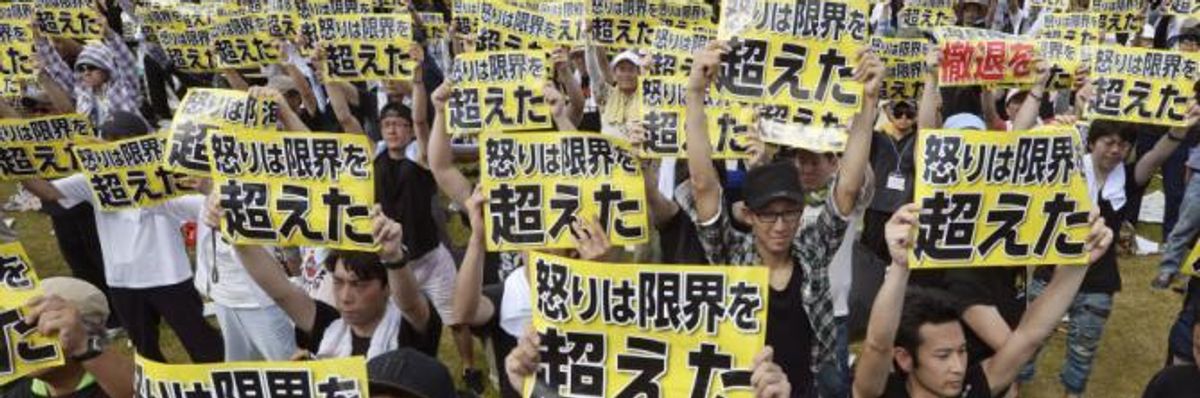 'Our Anger Is Past Its Limit': Tens of Thousands Rally Against US Bases in Okinawa