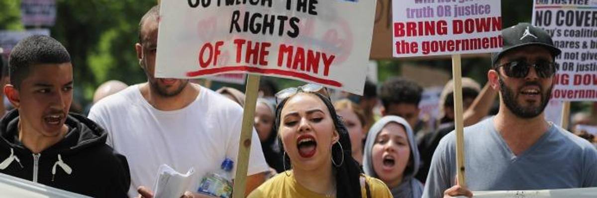 Day of Rage: London Marchers Denounce 'Corporate Manslaughter' of Grenfell Tower Victims