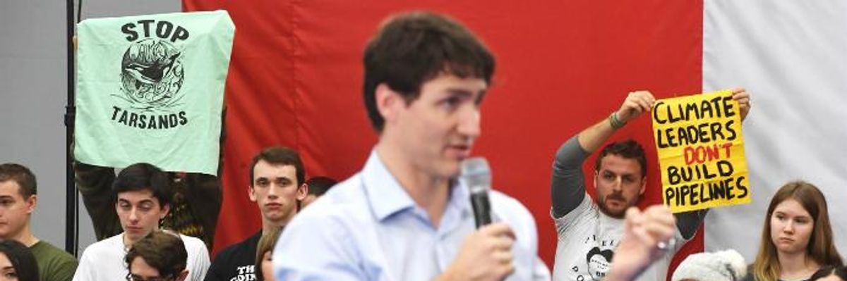 'Underestimating the Opposition,' Trudeau Doubles Down on Kinder Morgan Pipeline Push