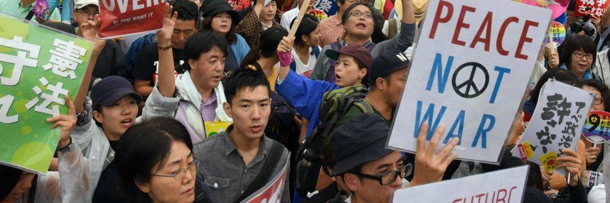 In Japan, Tens of Thousands Anti-War Protesters Reject Return to Militarism