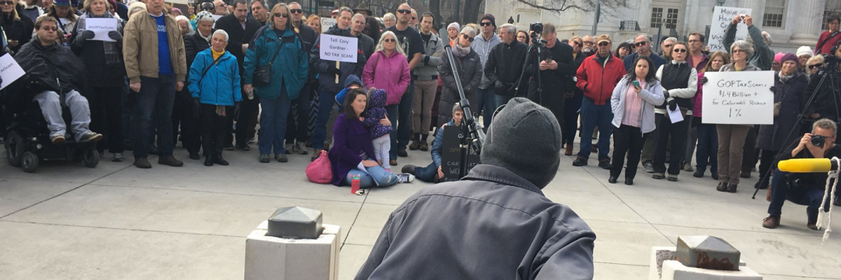 As Senate Vote Looms, Resistance Mobilizes to Defeat 'Pathetic, Disgraceful, Immoral' GOP Tax Plan