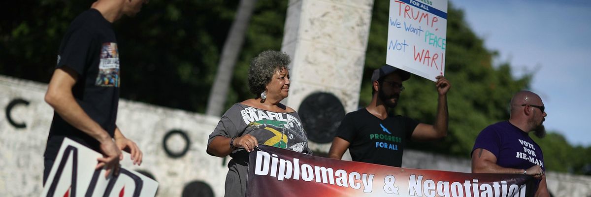 While Most Crave Diplomacy, Trump Warns 'All Options on Table' for North Korea