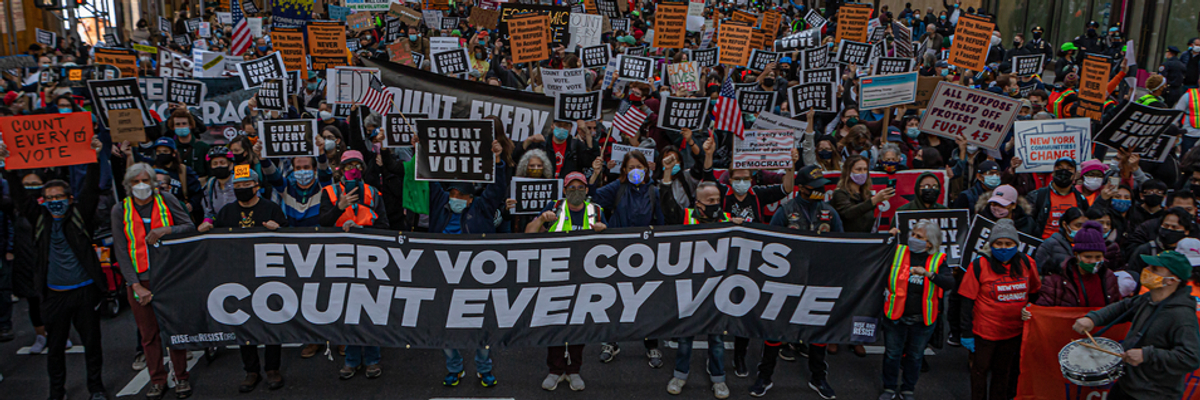 Over 700 Protesters Arrested in Minneapolis, NYC During "Count Every Vote" Demonstrations