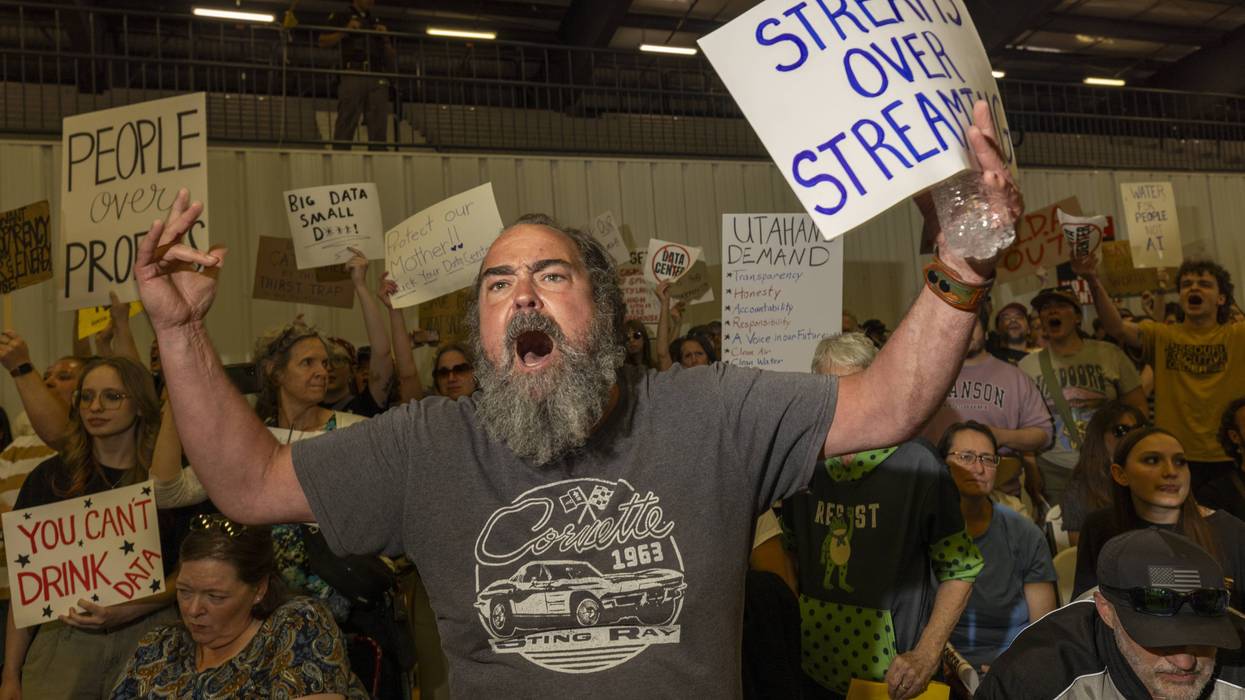 Protesters In Northern Utah Demonstrate Against Proposed Data Center