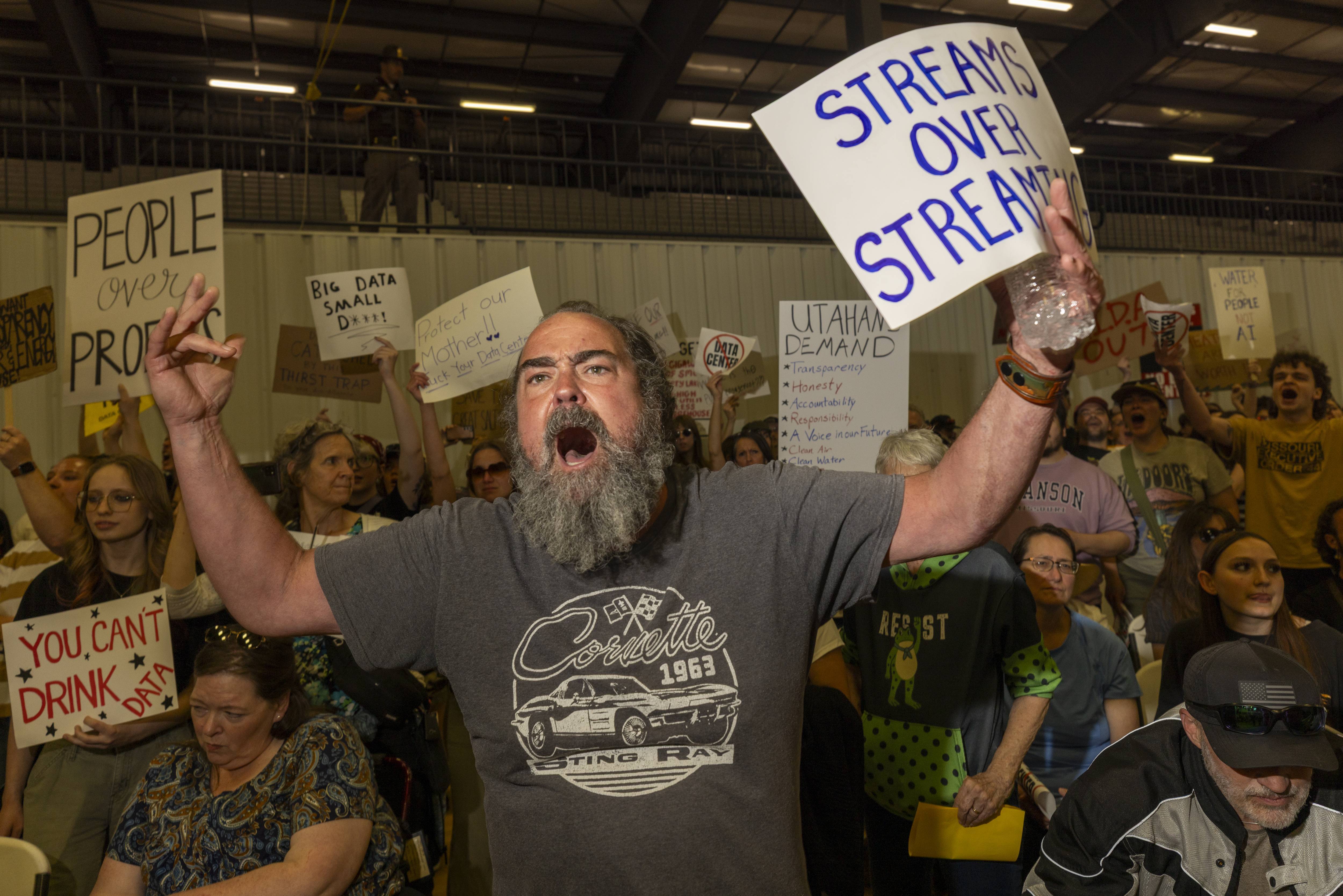 Protesters In Northern Utah Demonstrate Against Proposed Data Center