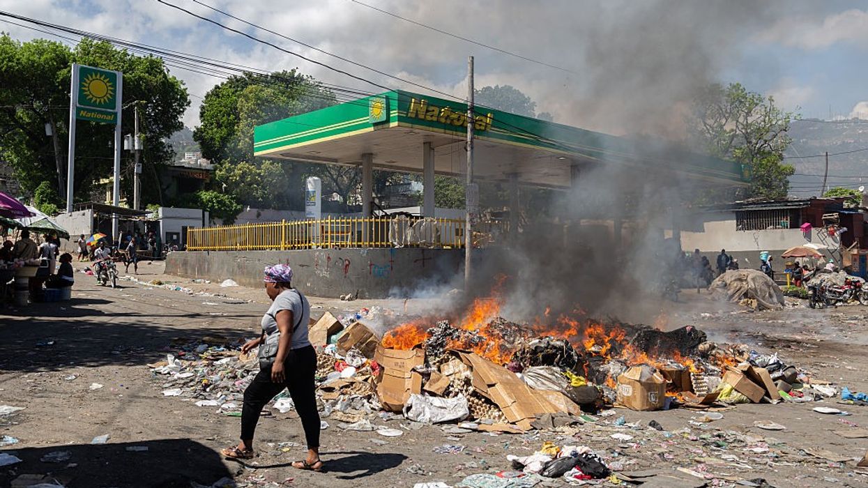 Protesters in Port-au-Prince, Haiti, once again call for the resignation of the Interim Presidential Council