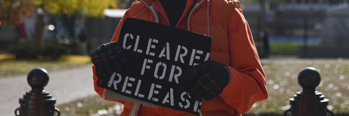Protesters in US demand release of remaining Guantanamo prisoners