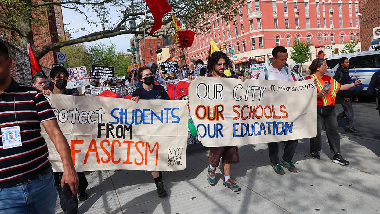 Protesters march against Trump administration education cuts
