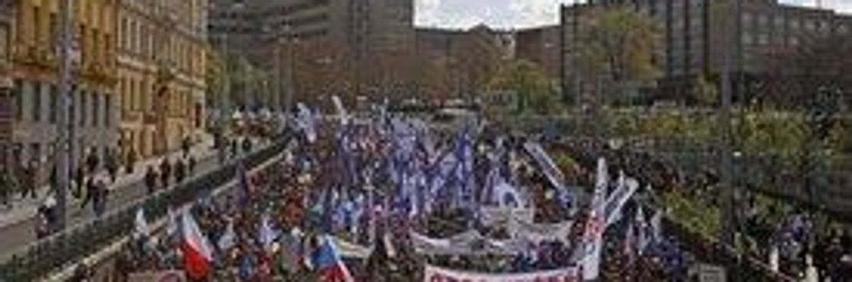 Czechs Stage Massive Anti-Austerity Rally